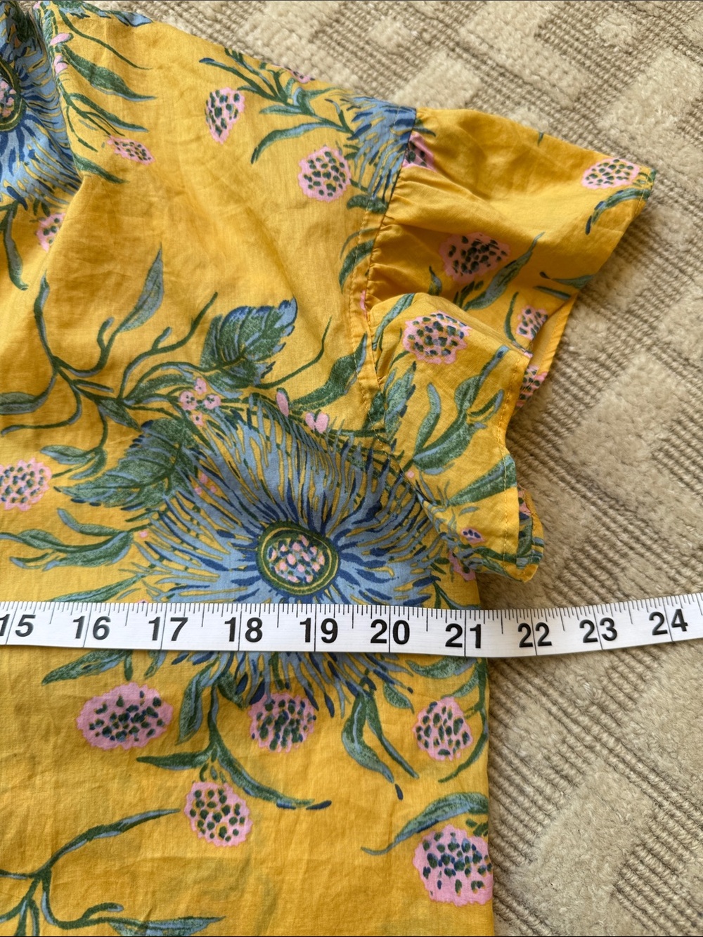 Madewell Button Front Top - Picture 3 of 7